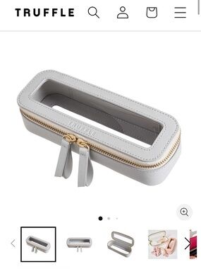 NWT! Truffle Clarity Mini Jetset Case
